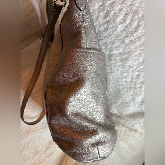 Coach Park Leather 2-way Hobo Metallic Bag - Picture 11 of 17